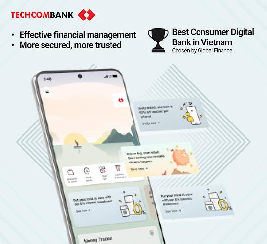 Techcombank Mobile Скриншот 0