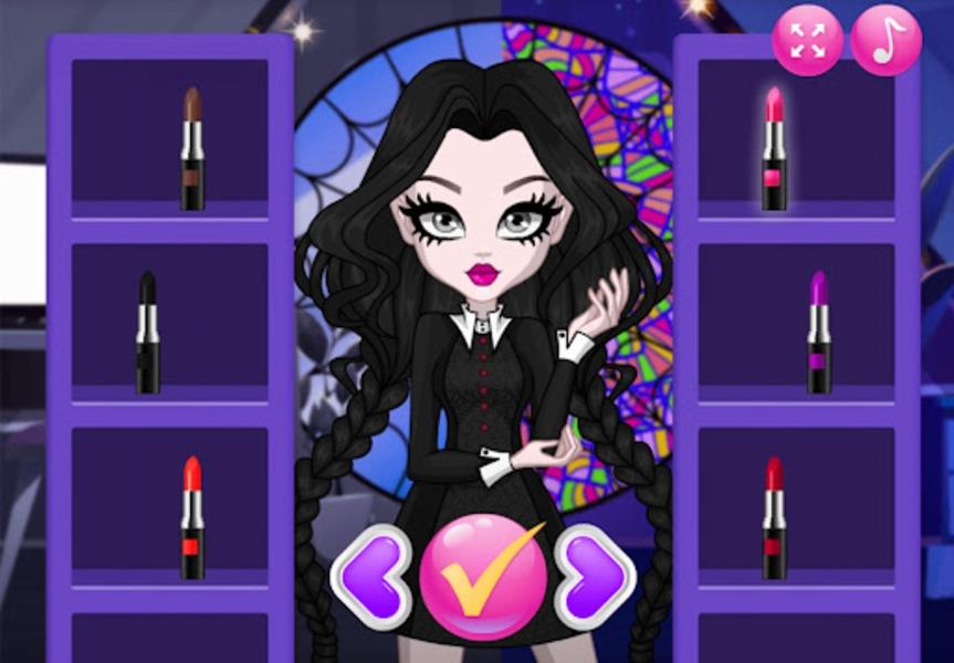 Wednesday Addams DressUp Captura de pantalla 3