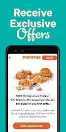 Popeyes® App Captura de tela 3