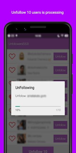 Unfollowers  &  Followers スクリーンショット 3