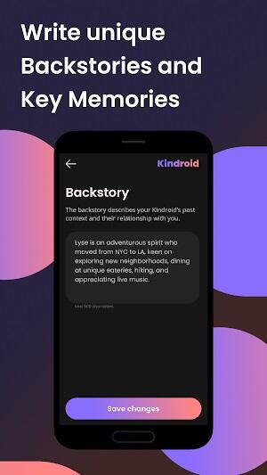 Kindroid: AI Captura de pantalla 1