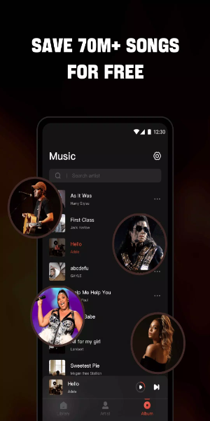 Offline Music Player - Mixtube Schermafbeelding 1