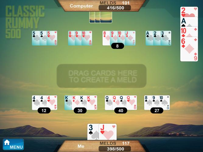 Rummy 500 Ảnh chụp màn hình 3