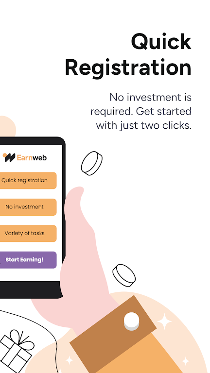 Earnweb: Earning app & website应用截图第1张