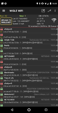 Schermata WiGLE WiFi Wardriving 1