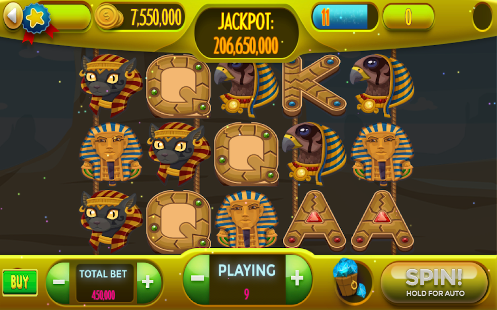 Egyptian Treasures Free Casino Slots 스크린샷 0