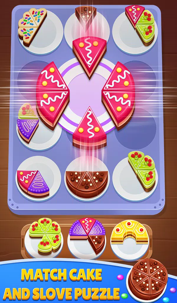 Cake Sort 3d - Match and Merge Schermafbeelding 2