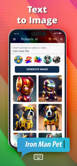 PicRemix AI Art & Avatars Tangkapan skrin 2