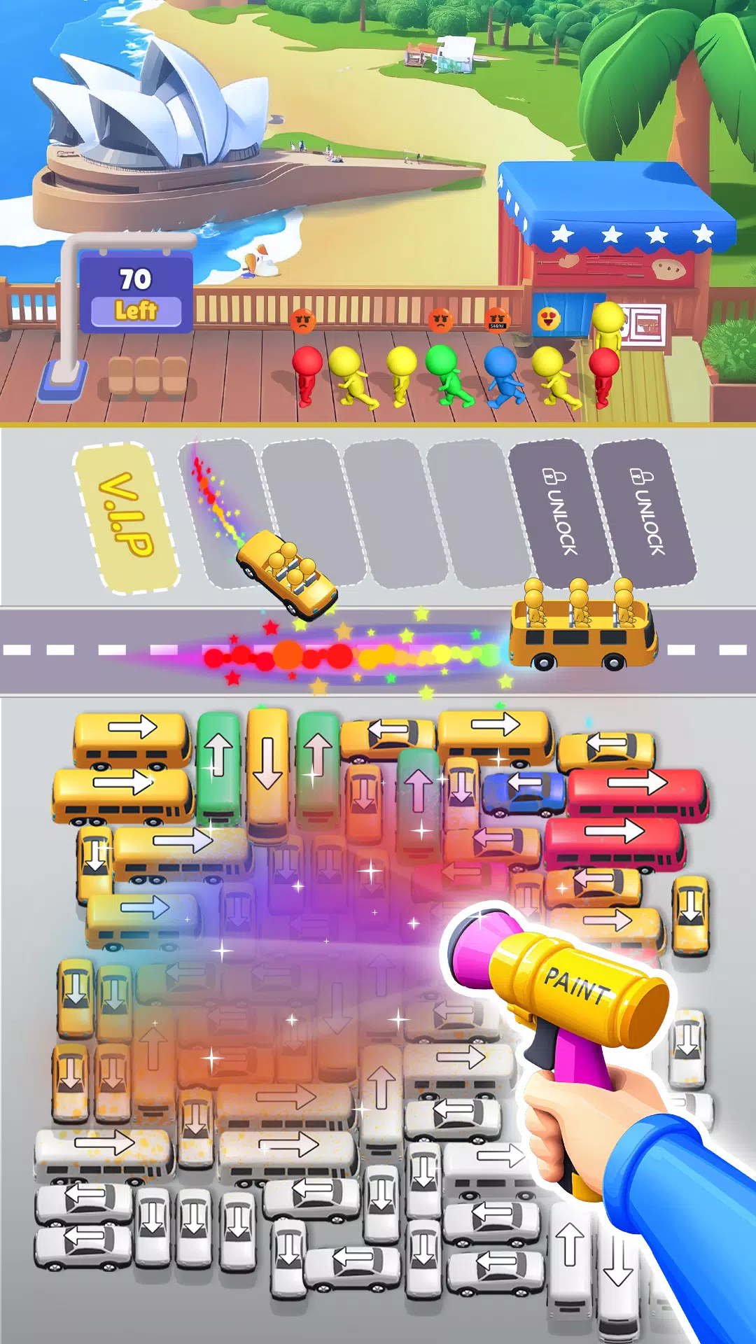 Bus Sort Jam: Parking Puzzle ဖန်သားပြင်ဓာတ်ပုံ 3