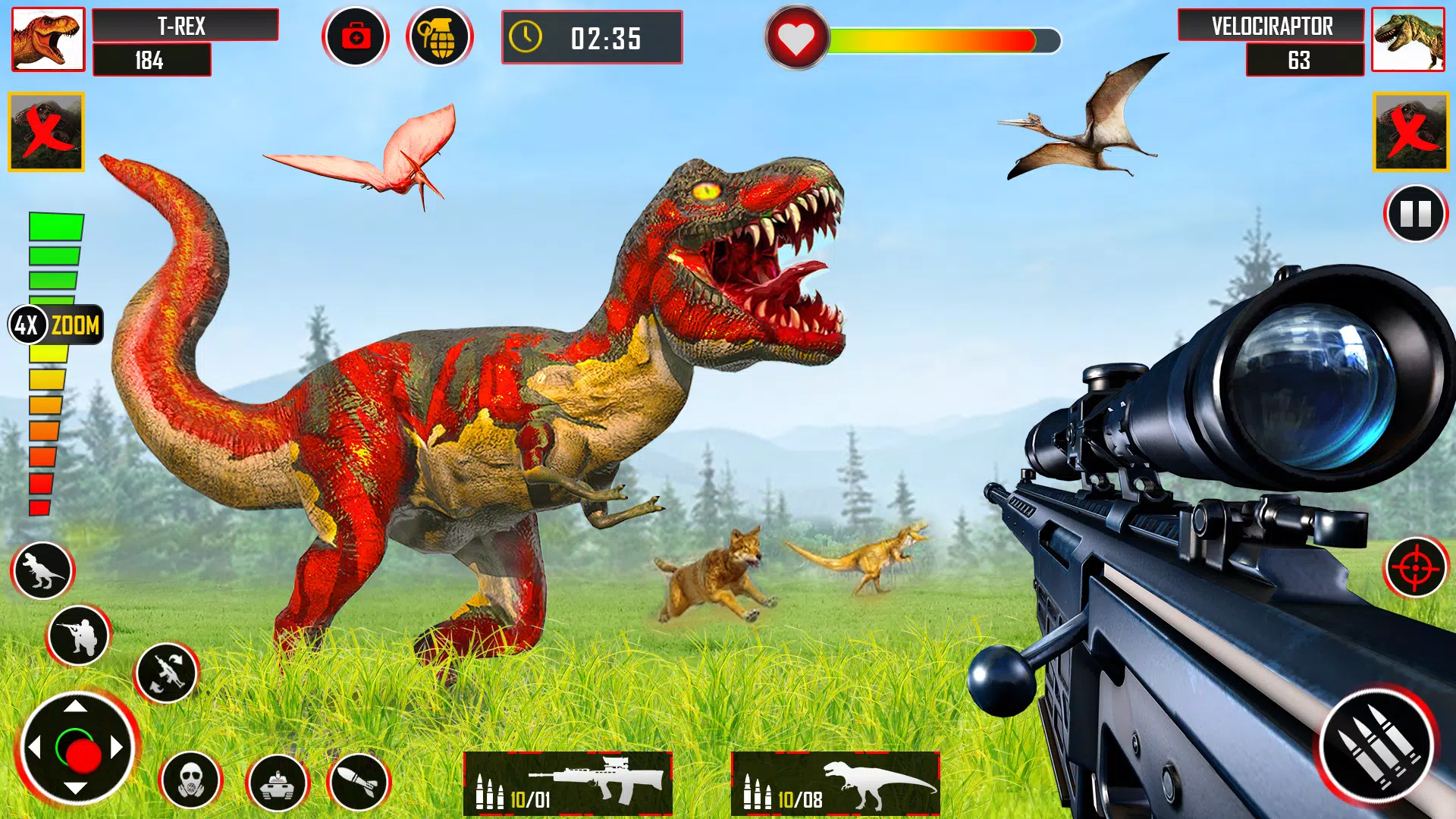 Wild Dino Hunting - Gun Games ภาพหน้าจอ 1