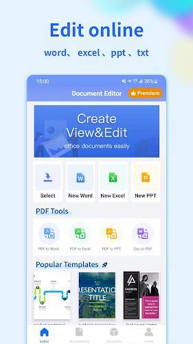 Document Editor:Word,Sheet,PDF Скриншот 0