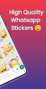 Moving Emoji Animated Stickers স্ক্রিনশট 1