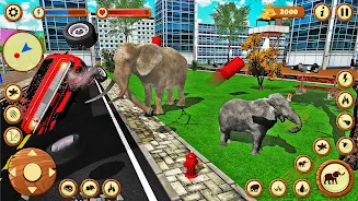 Elephant Simulator City Attack Capture d'écran 2