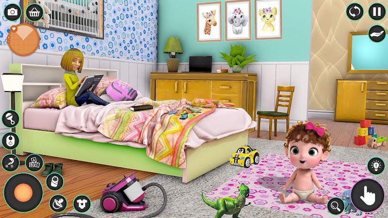 Pregnant Mom Family Game 3D Tangkapan skrin 3