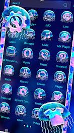 Jellyfish Theme Captura de pantalla 1