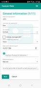 Cancer Risk Calculator スクリーンショット 1
