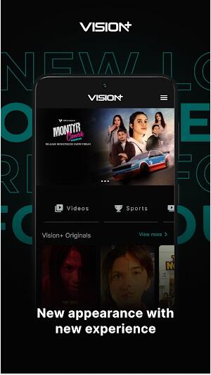 Vision+: Live, Sports & Series Capture d'écran 1