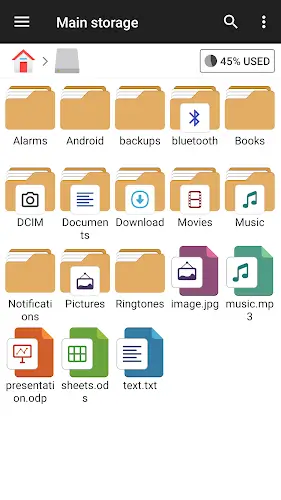 Schermata File Manager 2