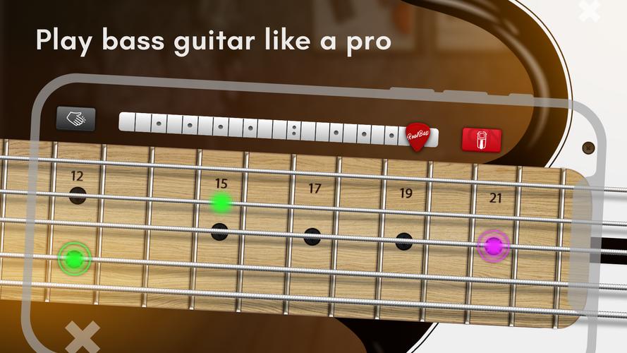 Real Bass: guitare basse Capture d'écran 0