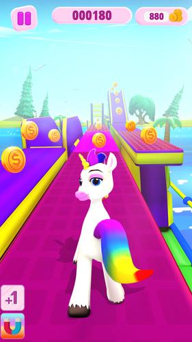 Unicorn Kingdom: Running Games Captura de tela 2