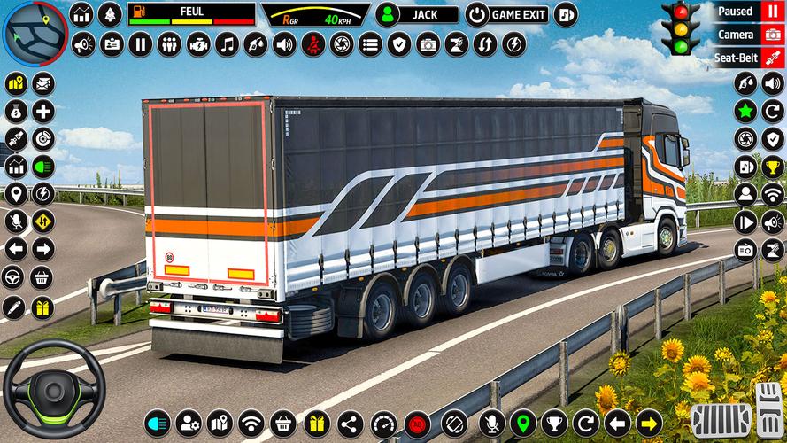 US Truck Driving 3D Truck Game Скриншот 2