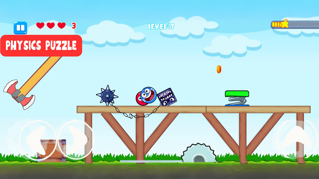 Ball V - Red Bounce Ball 5 Mod Schermafbeelding 2