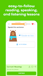 Duolingo: Language Lessons ภาพหน้าจอ 1