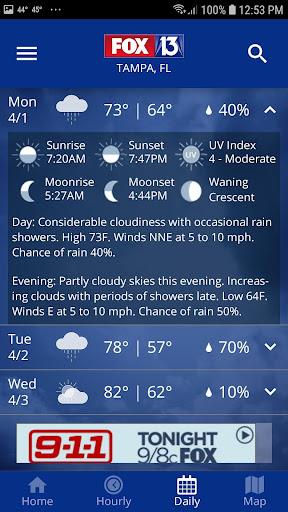 FOX 13 Tampa: SkyTower Weather Zrzut ekranu 2