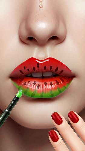 Lip Art Beauty DIY Makeup Game Ekran Görüntüsü 2