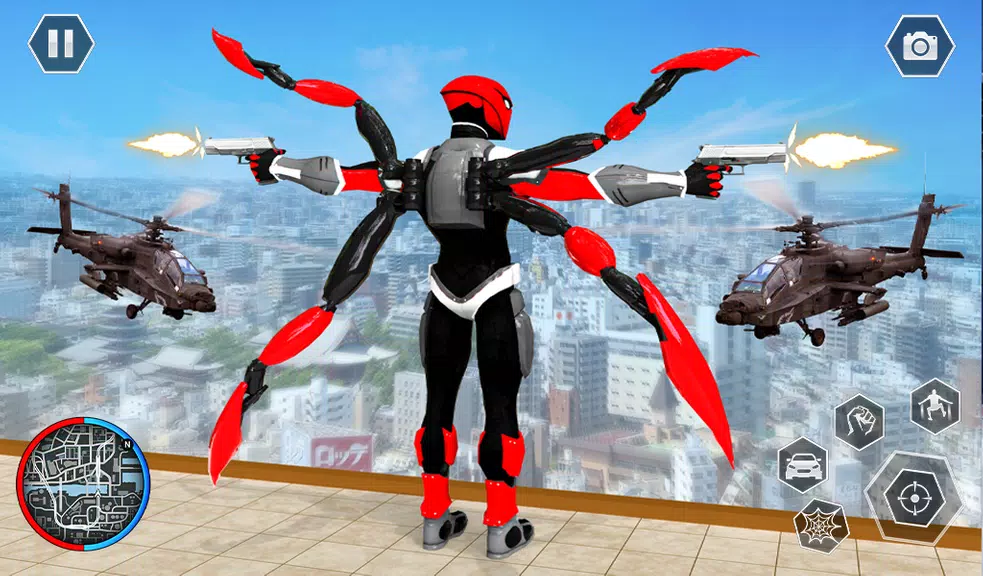 Black Spider Rope SuperHero Скриншот 0