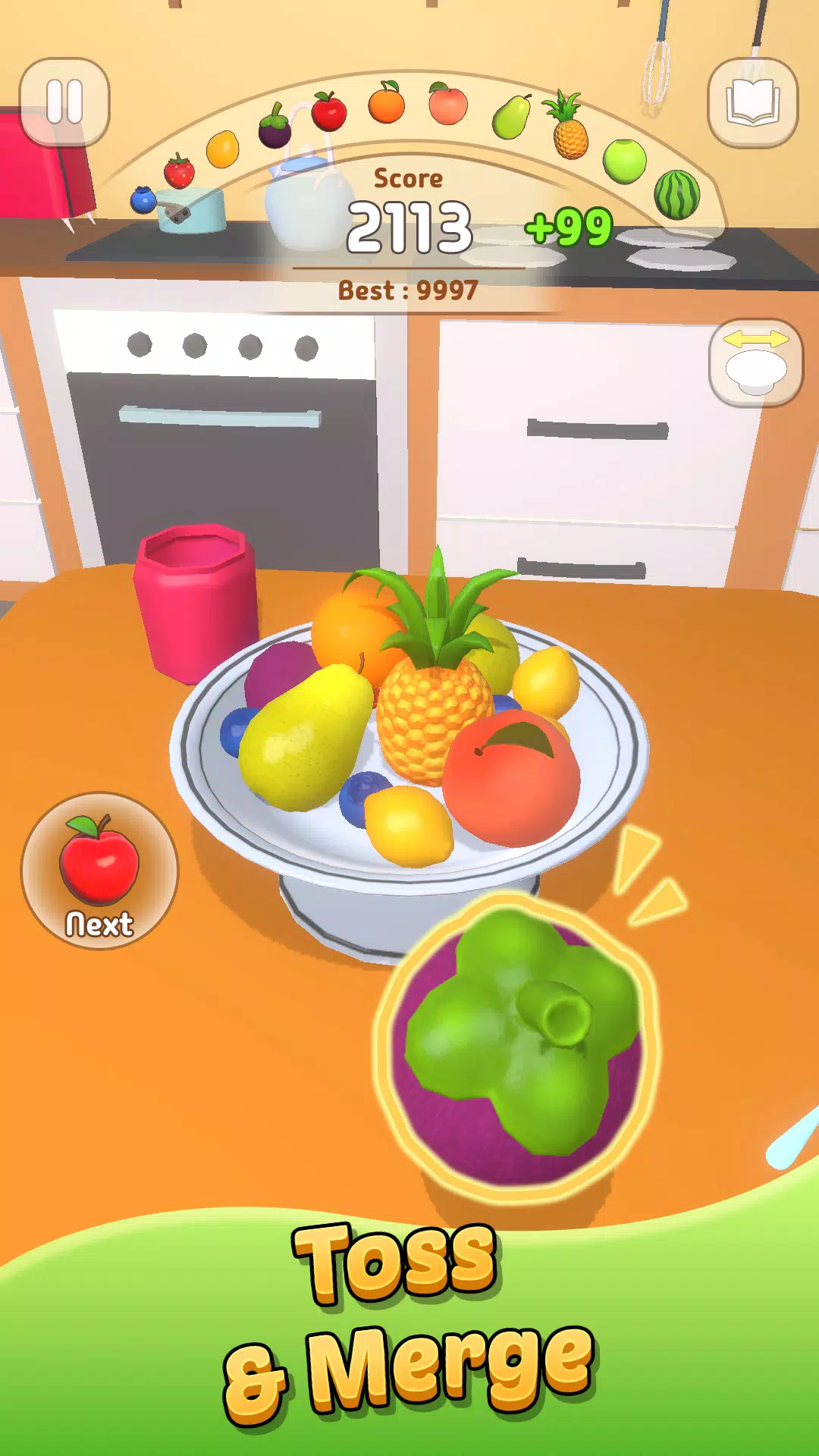 Toss and Merge: Fruit Mount应用截图第1张