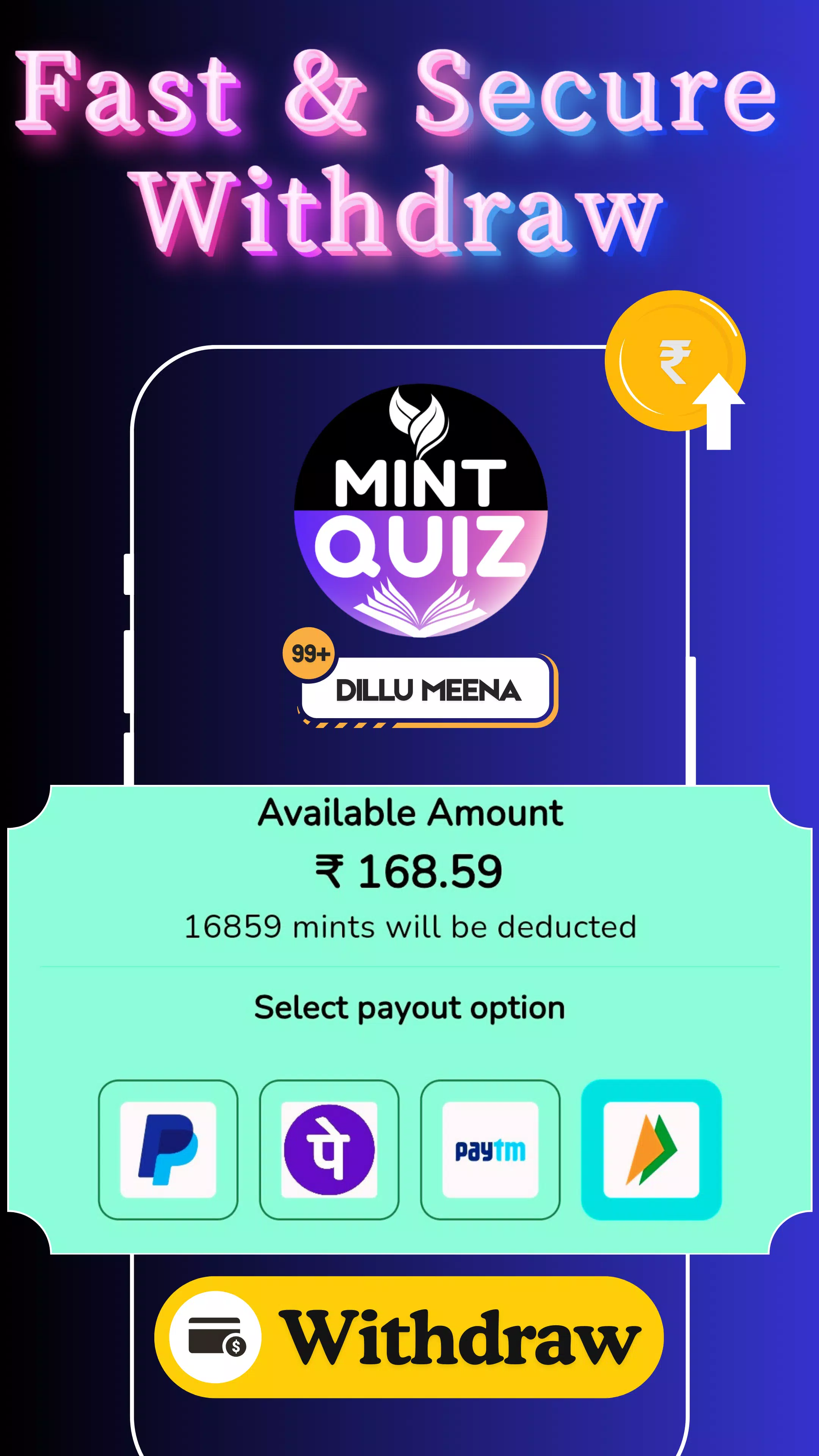 Earning App: Mint Quiz स्क्रीनशॉट 3