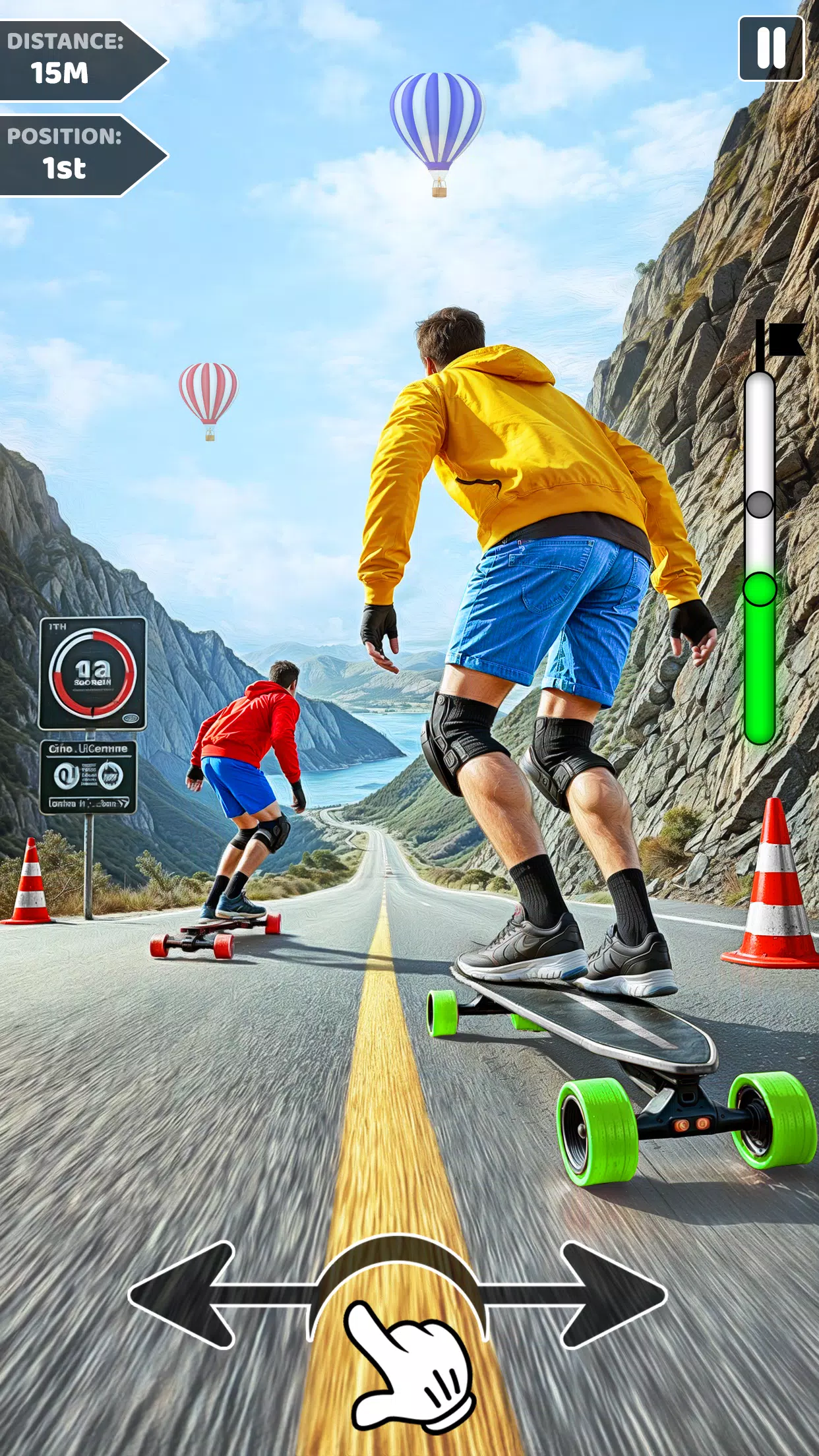 Downhill Skateboarding Game應用截圖第2張