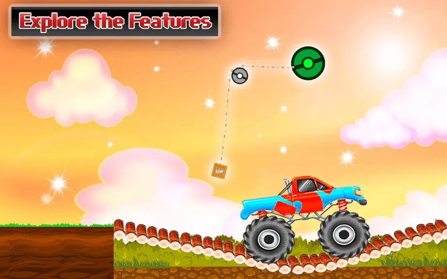 Rope Bridge Racer Car Game Capture d'écran 2