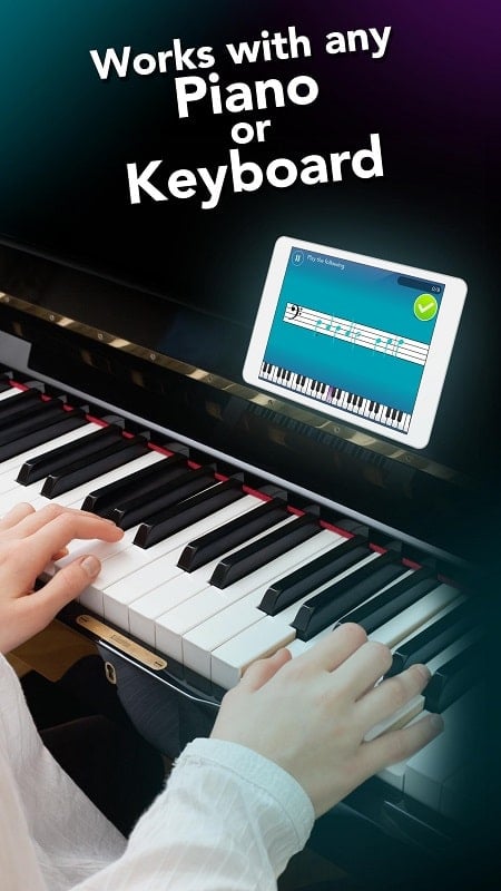 Simply Piano シンプリーピアノで鍵盤や譜読み練習 スクリーンショット 1