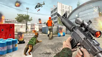 Army Commando fps shooting sim Capture d'écran 0