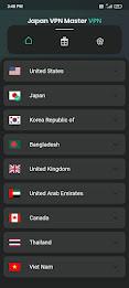 Japan VPN Master - VPN Proxy Captura de pantalla 2