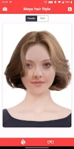 Schermata Moya Hairstyle: Bangs & Wigs 2