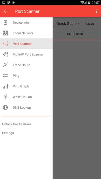 Schermata PortDroid Network Analysis 3