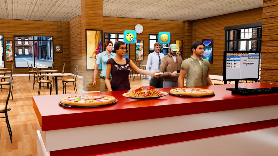 My Cafe World Owner Simulator स्क्रीनशॉट 1