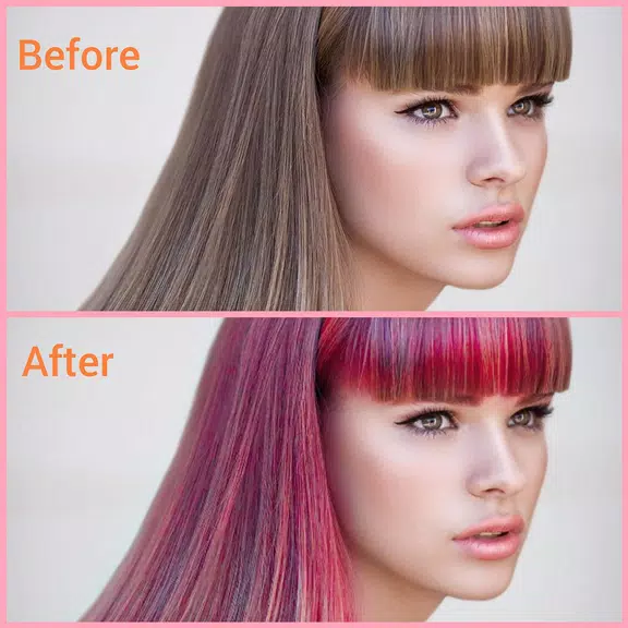 Hair Color Changer - Hair Dye Captura de tela 0