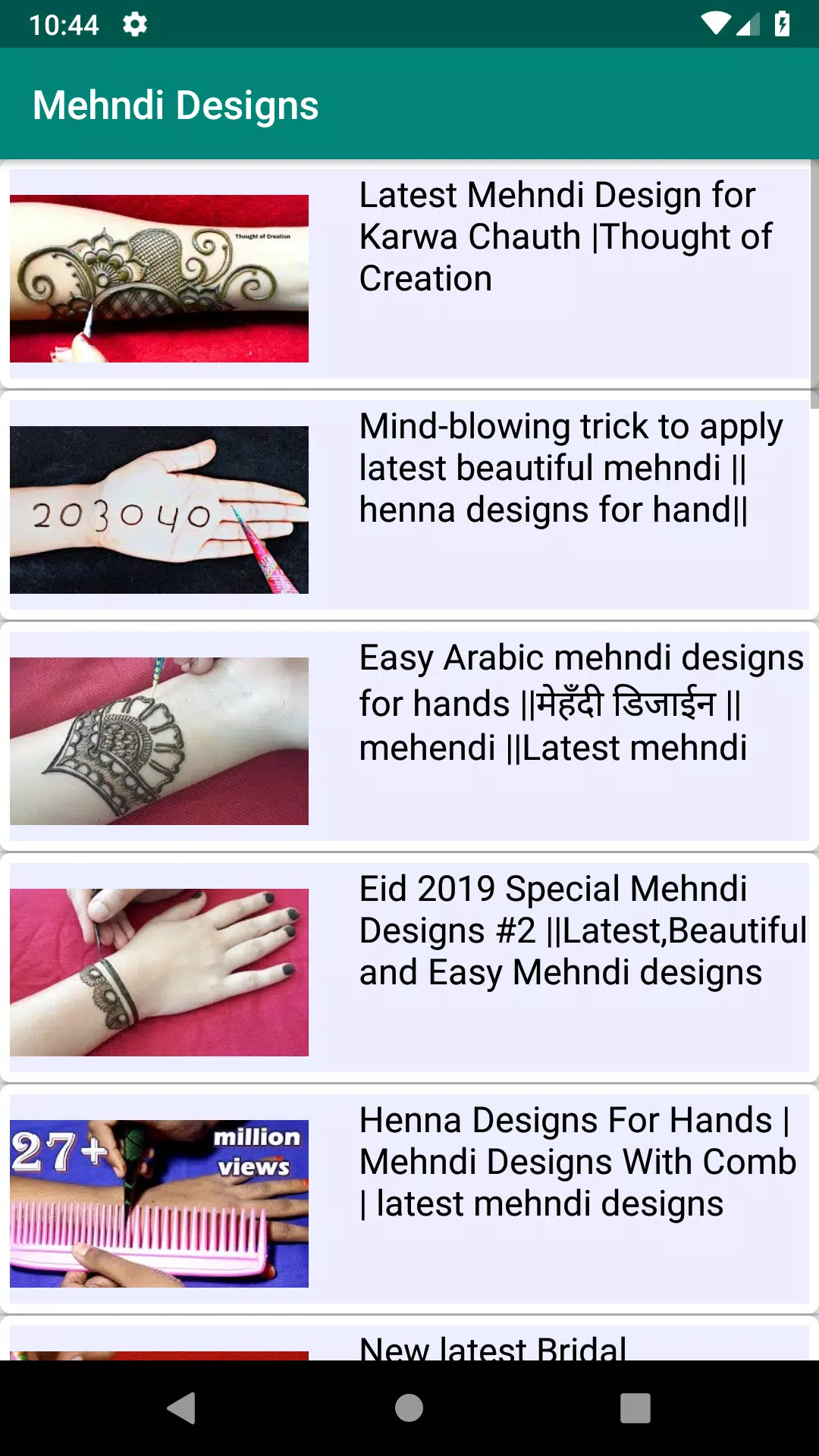 Schermata 1000+ Mehndi Designs Latest 20 2