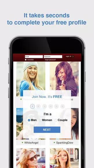 AFF dating app - your personal friendfinder! Captura de tela 1