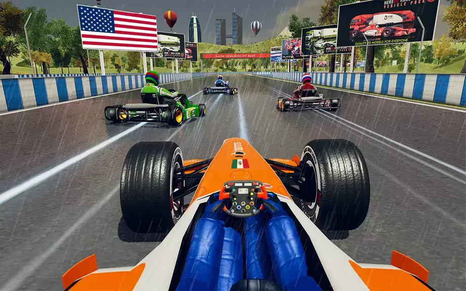 Go Kart Racing Games 3D Stunt Screenshot 1