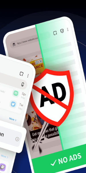 FAB Adblocker Browser: Adblock Скриншот 2