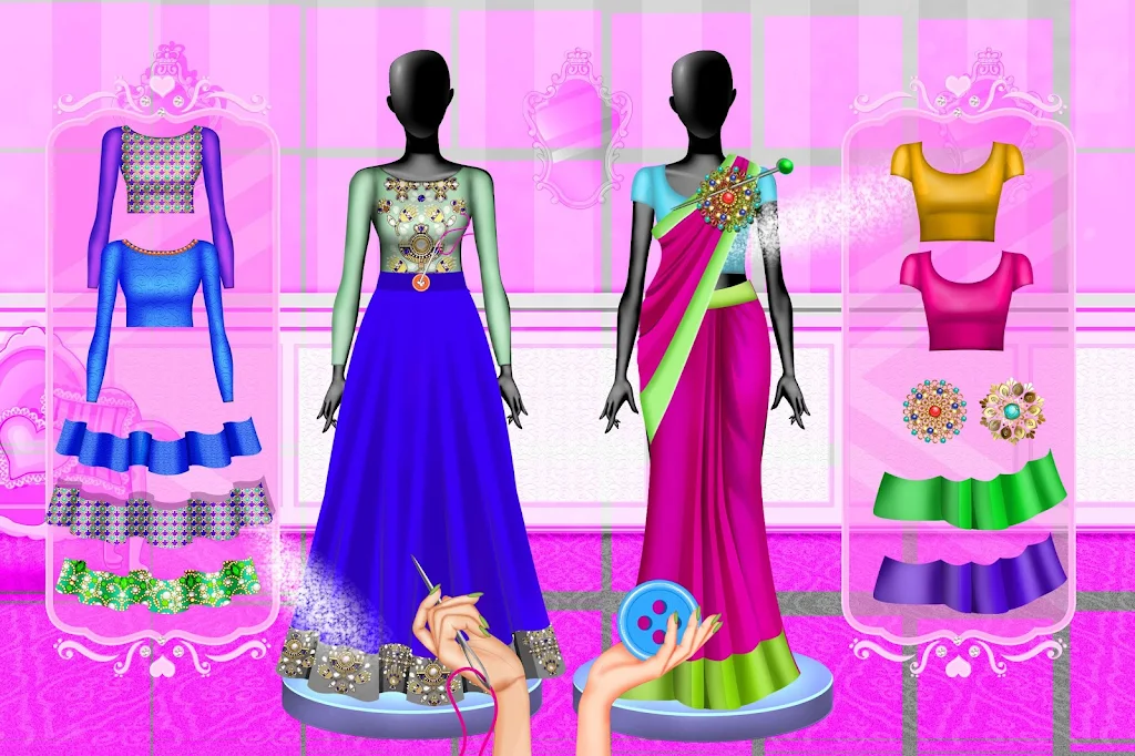 Indian Fashion Tailor: Little スクリーンショット 1