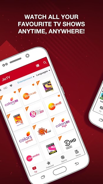 JioTV: Live TV, Catch-Up & OTT Screenshot 0