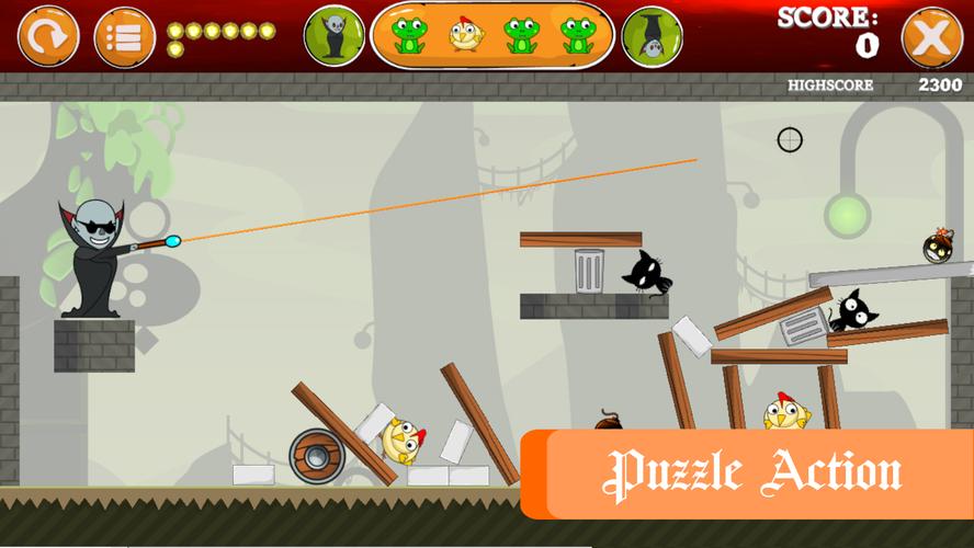 Mr Vampire - Physics Puzzle Zrzut ekranu 0