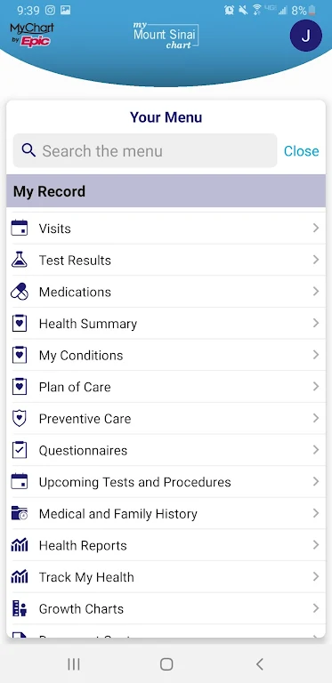 MyMountSinai Скриншот 0