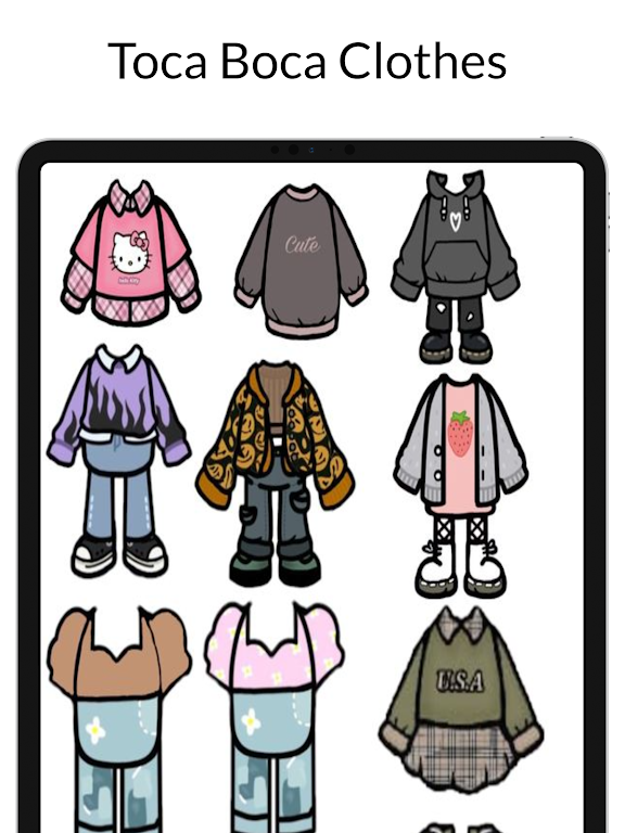 Schermata Toca Boca Clothes Ideas 2